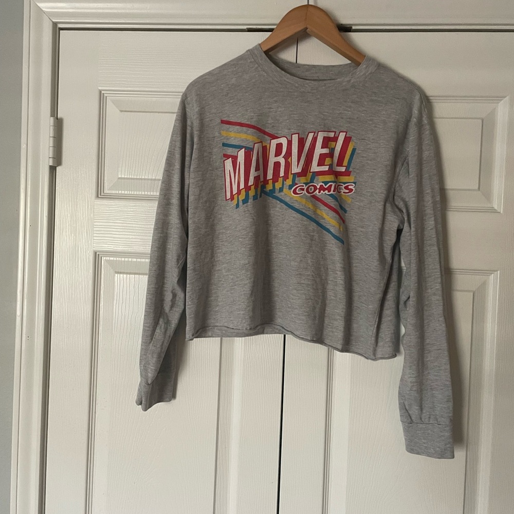 Marvel Comics Long sleeve Crop Tee